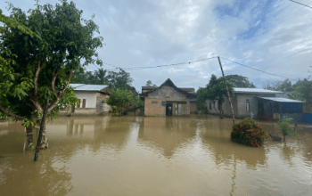 Kondisi banjir di Luwu Utara