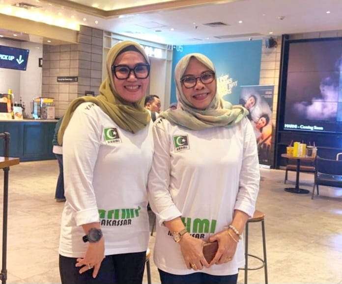 Ketua DPRD Sulsel Andi Ina Kartika Sari bersama Sekum MD KAHMI Makassar Andi Sri Hastuti Sultan