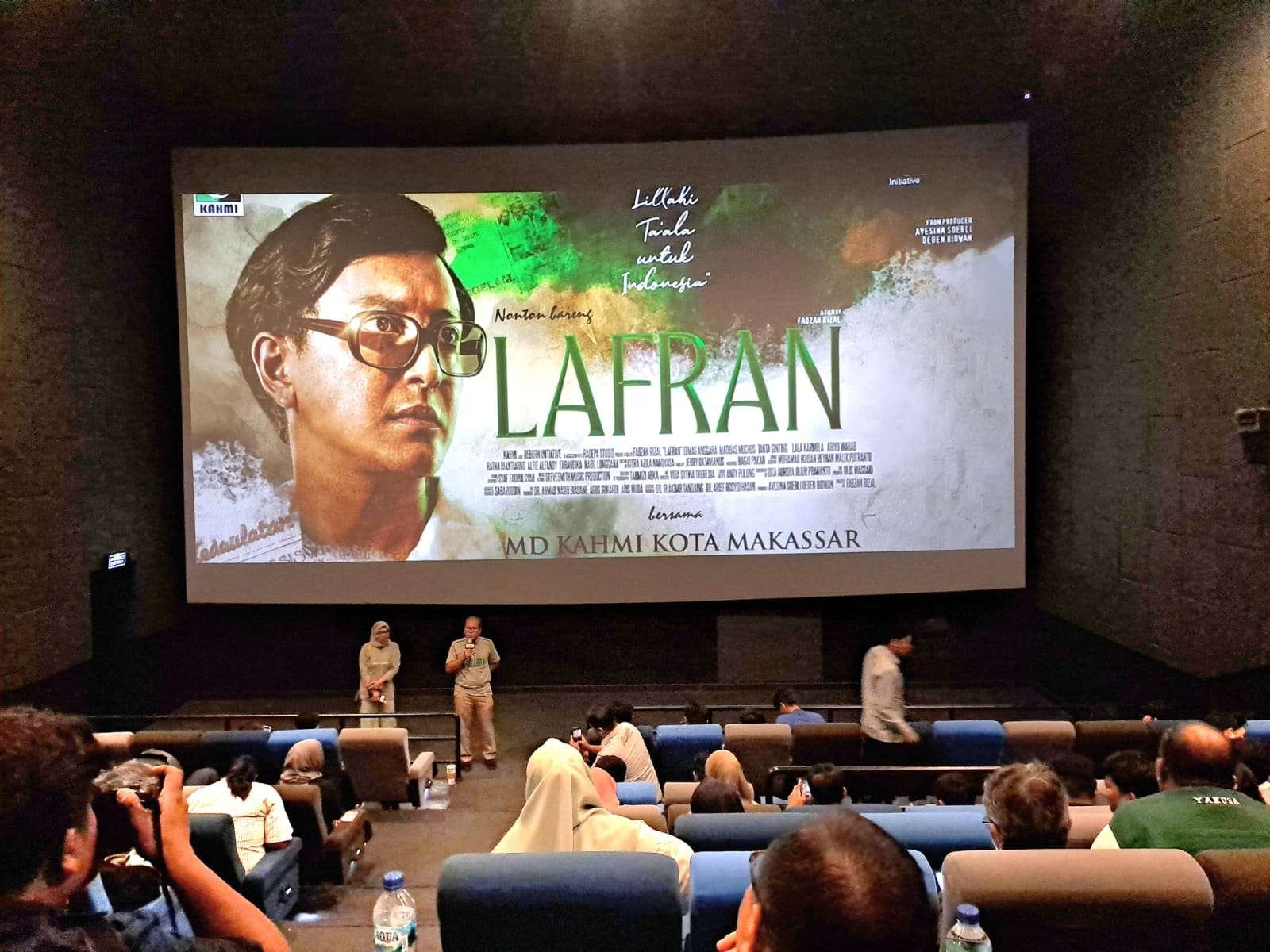 Nobar Film Lafran bersama KAHMI Makassar dan Wali Kota Makassar, Danny Pomanto