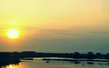 Ilustrasi laut di pesisir Makassar (Foto: Fajar)