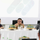 Sekretaris Daerah Provinsi Sulsel, Jufri Rahman menghadiri rapat terkait laporan progres Joint Venture Company (JVC) PT SCI (Perseroda) dengan tiga perusahaan yang mengelola blok tambang di Sulsel, di Kantor SCI, Senin, 13 Januari 2025.