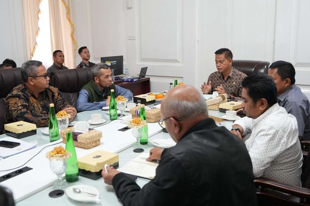 Rakor Satgas Swasembada Pangan dengan Kepala Daerah se-Sulsel (Foto: Humas Pemprov Sulsel)