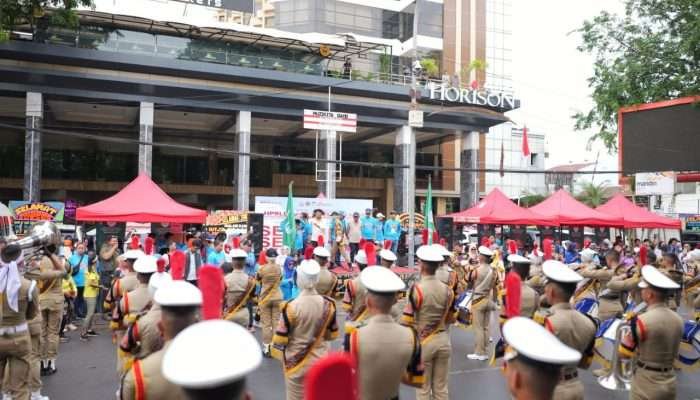Semarak HUT KKLR Ke-69 dan HPRL Ke-79, Ratusan Wija To Luwu Padati CFD Sudirman Makassar