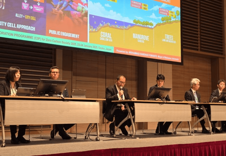 Walikota Makassar Danny Pomanto jadi pembicara di seminar internasional bertajuk “On City to City Collaboration For Zero Carbon Society 2025” yang diselenggarakan oleh Kementerian Lingkungan Hidup Jepang, Kamis (23/1/2025)
