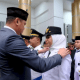 Bupati Gowa Adnan Purichta Ichsan saat mengambil sumpah dan melantik 178 pejabat lingkup Pemerintah Kabupaten Gowa, di Baruga Karaeng Galesong, Kantor Bupati Gowa, Kamis (13/02/2025)