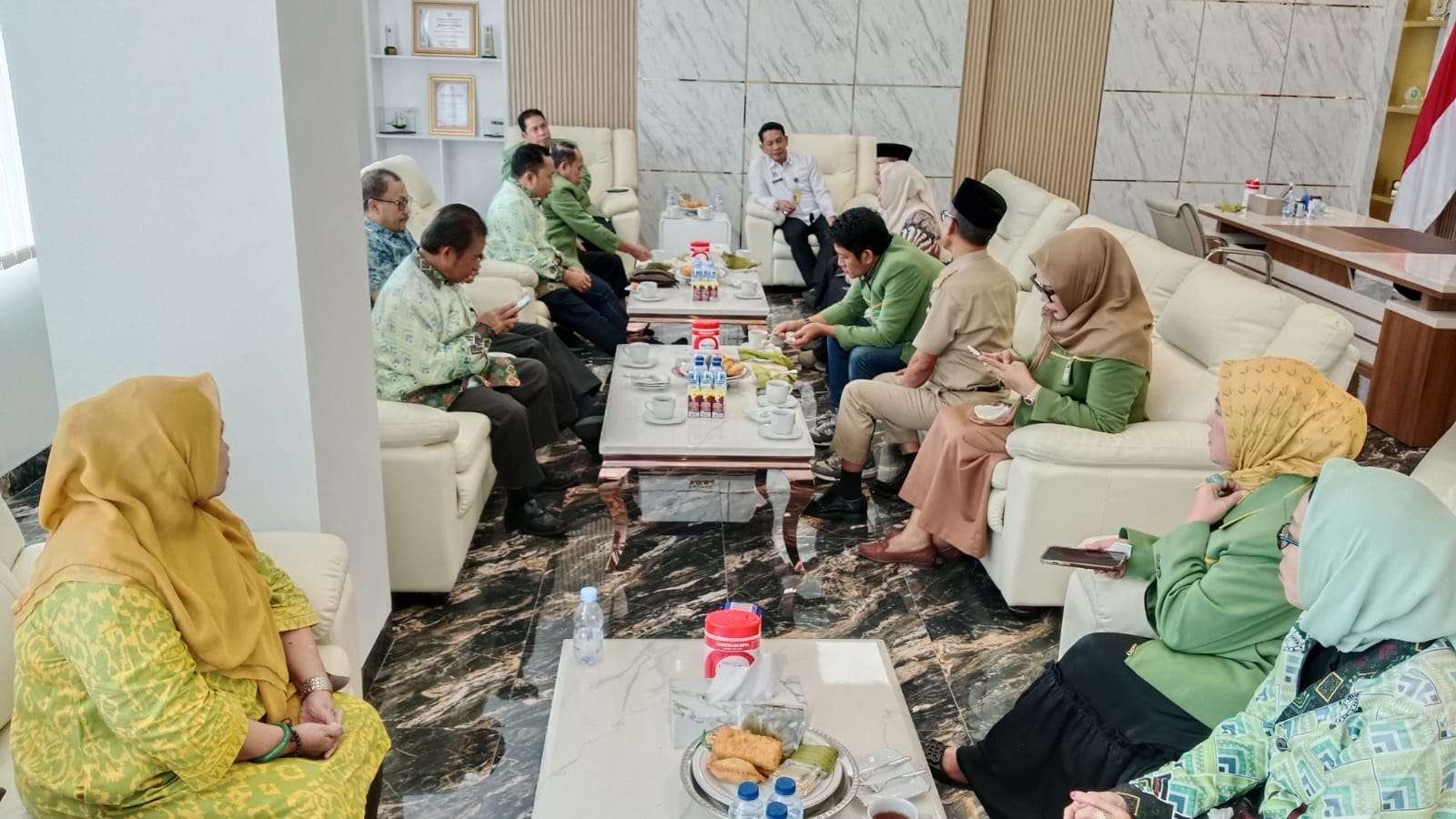 Silaturahmi KKLR dengan Kakanwil Kemenkum Sulsel, Andi Basmal, Senin (3/2/2025).
