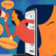 Ilustrasi Kekerasan Berbasis Gender Online (KBGO)