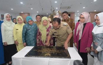 Wali Kota Makassar Moh Ramdhan Pomanto meresmikan gedung Kantor TP PKK Kota Makassar pada Selasa (11/2/2025).