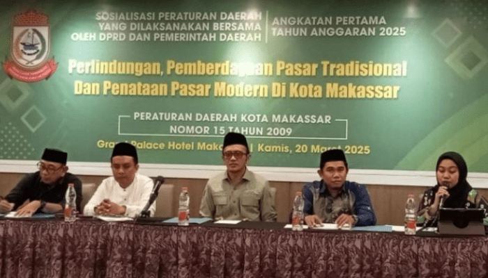 Anggota DPRD Makassar Basdir Sosialisasikan Perda Perlindungan Pasar Tradisional