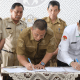 Penandatanganan MoU antara Bupati Luwu Timur, Ir. H. Irwan Bachri Syam, dengan Rektor IAIN Palopo, Dr. Abbas Langaji, M.Ag, di Rumah Jabatan Bupati, Selasa (18/03/2025).