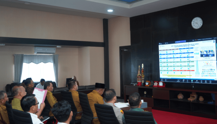 Bupati Luwu Ikuti Rakor Pengendalian Inflasi dan Sertifikasi Halal Produk Lokal