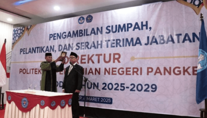 Prof. Dr. Mauli Kasmi Resmi Dilantik Sebagai Direktur Polipangkep Periode 2025-2029