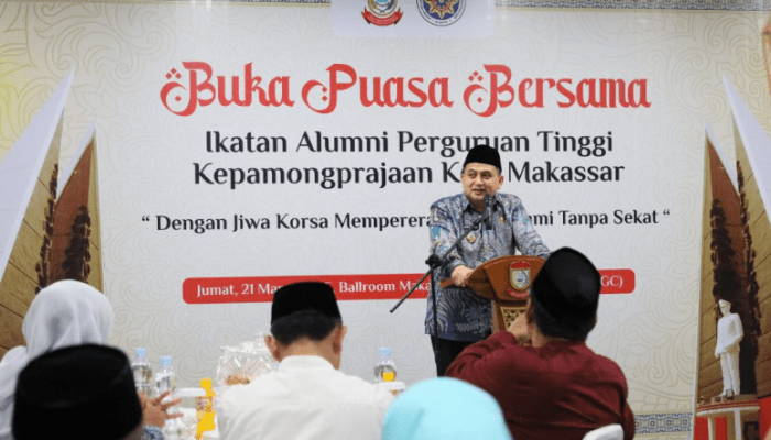 Buka Puasa Bersama IKAPTK, Wali Kota Makassar Dorong Alumni Berperan dalam Pembangunan Kota