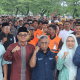Ketua BAZNAS Kota Makassar, HM. Ashar Tamanggong bersama Wali Kota Makassar Munafri Arifuddin, Ketua TP PKK Makassar Melinda Aksa (Foto: IST)