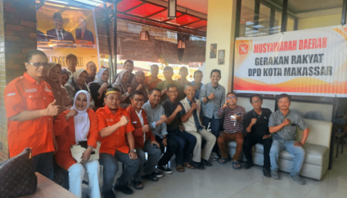 Sah! Haji Paris Resmi Nahkodai DPD Gerakan Rakyat Kota Makassar