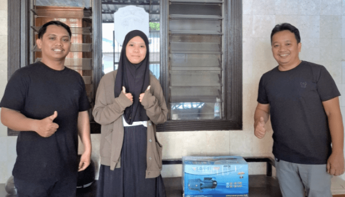 IPMALUTIM Apresiasi Bantuan Pompa Air Asrama Puteri dari Anggota DPRD Lutim