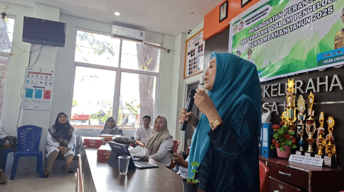 Kegiatan sosialisasi pemilahan sampah organik yang digelar pada Rabu (28/5/2025)