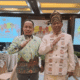 Sekretaris KKLR Sulawesi Selatan Asri Tadda bersama Ketua PW PMTI Sulsel, Kolonel (Purn) Henry Batara di acara Pelantikan PD PMTI Kota Makasar di Novotel Hotel Makassar, Sabtu, 28 Juni 2025 (Dok: IST)