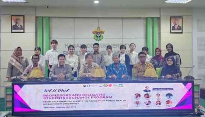 Mahasiswa FKM Unhas Ikut Program Student Exchange Bersama Universitas Okayama Jepang
