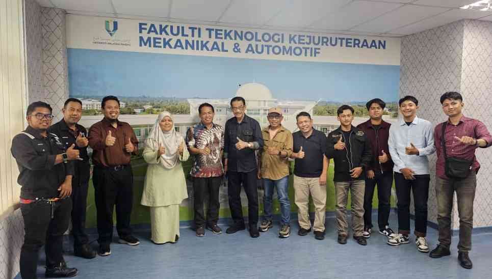 Mahasiswa Teknik Mesin Unhas berkunjung ke Universiti Malaysia Pahang Al Sultan Abdullah