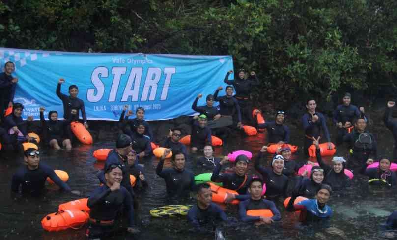 PT Vale Indonesia Tbk menggelar ajang Open Water Renang Lintas Danau sejauh 8,3 kilometer dari Nuha ke Pantai Ide, Sorowako, Sabtu (9/8/2025).
