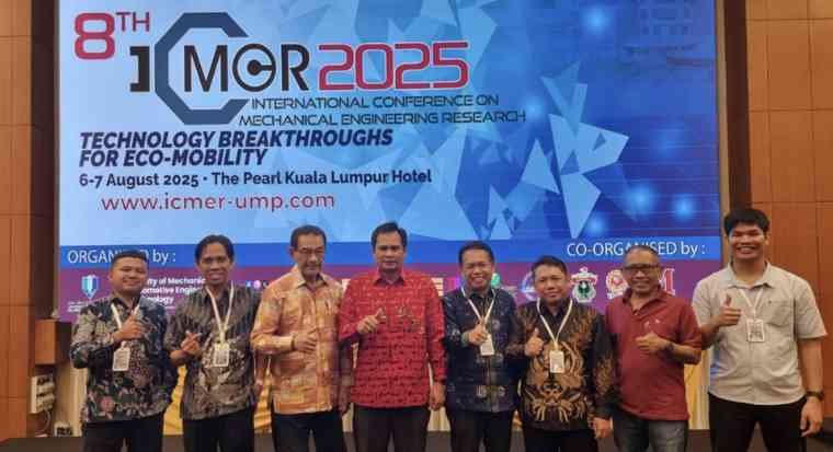 Departemen Teknik Mesin Universitas Hasanuddin sukses sebagai Co organize di International Conference of Mechanical Engineering Research 2025 di Malaysia