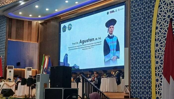 Dikukuhkan sebagai Profesor di Unismuh, Agustan Perkenalkan Guru Reflektif lewat Pemecahan Masalah Matematika