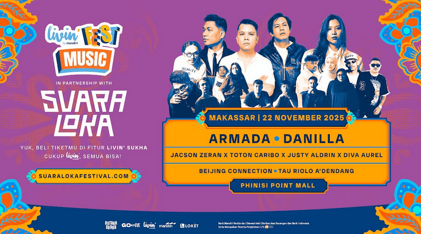 Armada dan Danilla Ramaikan Suara Loka Makassar November 2025