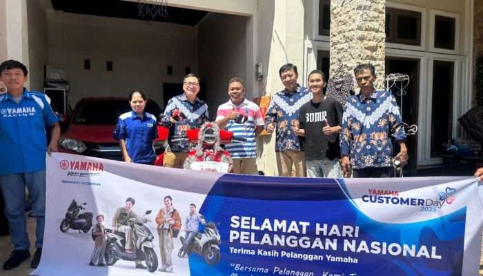 Perayaan Hari Pelanggan Nasional, PT. SJAM Beri Pelayanan Kepada Konsumen Setia Yamaha