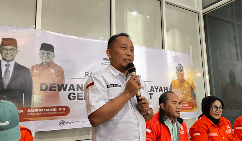 Sambutan Ketua DPW GR Sulsel Asri Tadda