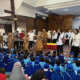 Antusiasme ribuan anak-anak mewarnai kegiatan Gerakan Gemar Makan Telur (GEMAR) yang digelar Pemerintah Provinsi Sulawesi Selatan