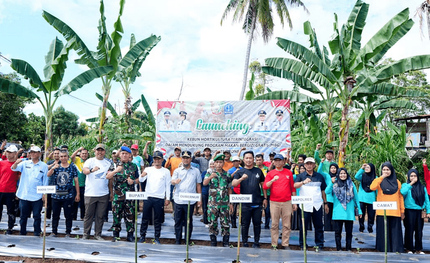 Gubernur Sulsel Launching Kebun MBG Terintegrasi
