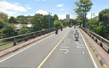 Jembatan Kembar Pasar Sentral Maros