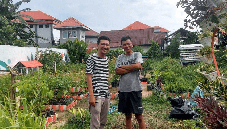 Lurah Gunungsari Tinjau Urban Farming dan Pengelolaan Sampah di BSU Cokonuri