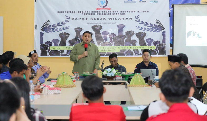 Munafri Ajak Buruh, Bangun Sinergi Lewat Kolaborasi Tripartit