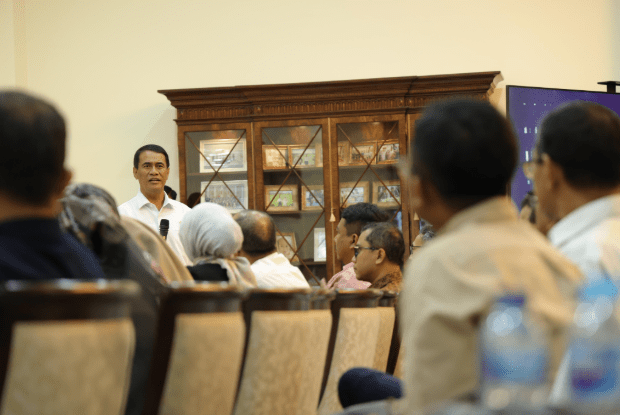 Peduli Jurnalis Korban PHK, Mentan Amran Tunjukkan Sektor Pertanian Sebagai Solusi