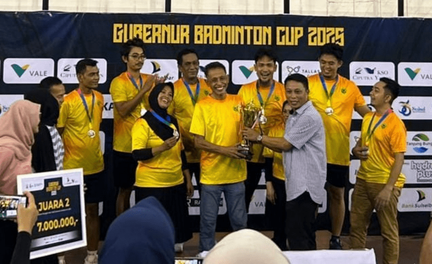 Polda Sulsel Juara Gubernur Badminton Cup 2025