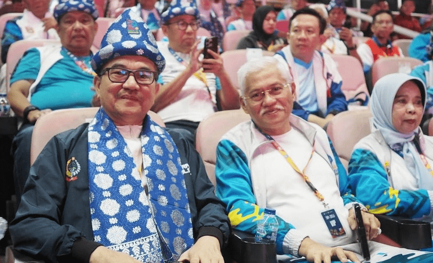 Sekda Sulsel Jufri Rahman Dukung Langsung Atlet di Pembukaan Pornas XVII Korpri 2025