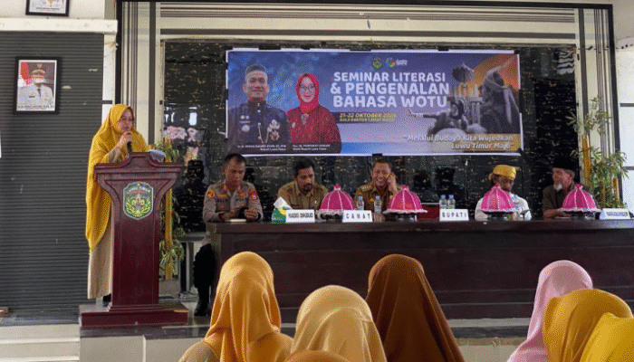 Pemkab Luwu Timur Gelar Seminar Literasi dan Sosialisasi Bahasa Wotu