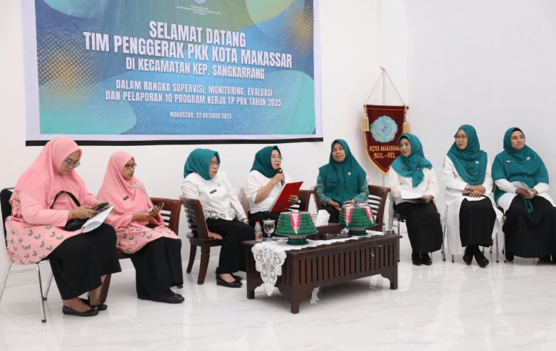 TP PKK Kota Makassar Ajak TP PKK Sangkarrang Edukasi Risiko Pernikahan Dini