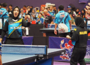 Tumbangkan Sultra 2-0, Tim Tenis Meja Putri Sulsel Melaju ke 8 Besar PORNAS Korpri 2025