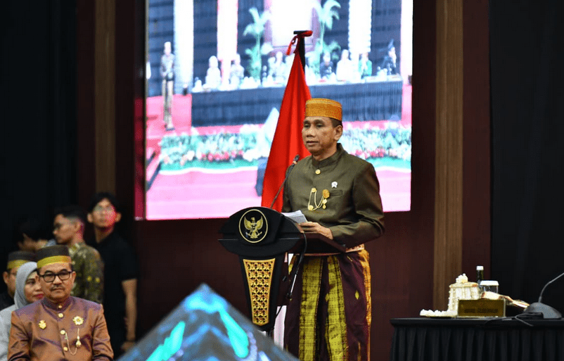 Wakil Menteri Dalam Negeri Komjen Pol (Purn) Akhmad Wiyagus, S.I.K., M.Si., M.M. yang mewakili Menteri Dalam Negeri