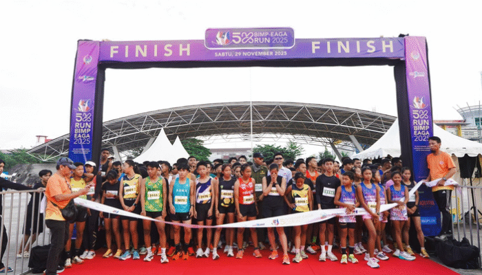 Ribuan Peserta Meriahkan 5K Run BIMP-EAGA 2025 di Makassar