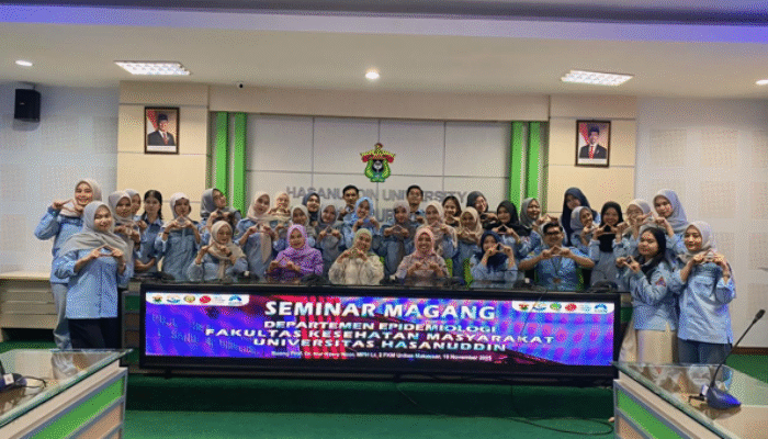FKM Unhas Gelar Seminar Magang Epidemiologi, Mahasiswa Paparkan Temuan Lapangan