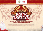Expo Kreatif Andalan 2025 Hadirkan 24 Daerah, Dorong Produk UMKM Sulsel Go International