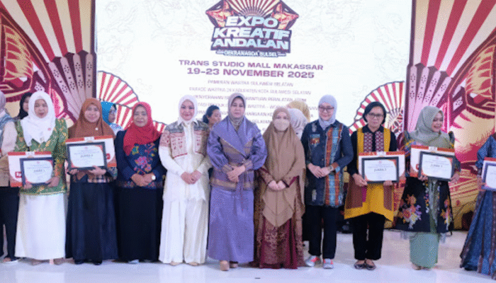 16 Ribu Pengunjung Padati Expo Kreatif Andalan, UMKM Sulsel Raup Omzet Besar