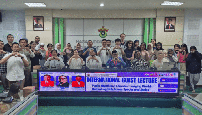 FKM Unhas Gelar Kuliah Tamu Internasional Bahas Kesehatan Publik di Tengah Krisis Iklim