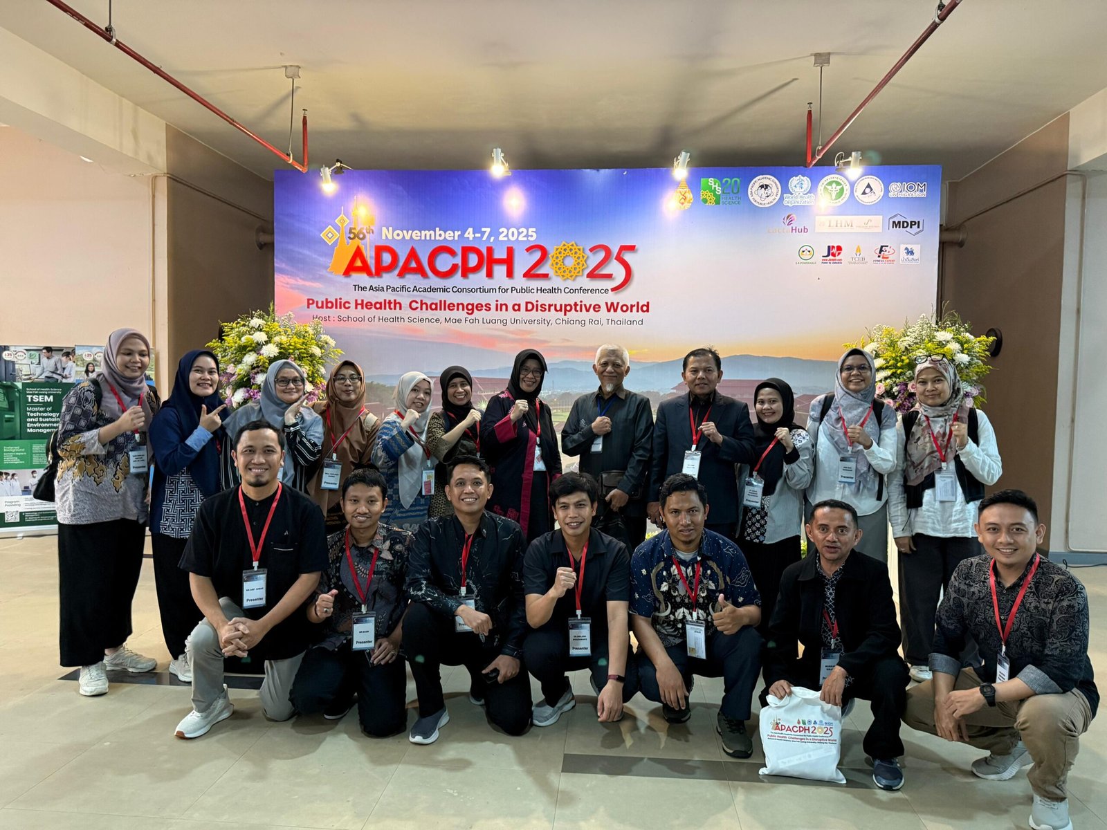 23 Dosen FKM Unhas Ikuti Konferensi Internasional APACPH 2025 di Thailand