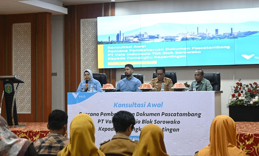 PT Vale Susun Dokumen Pascatambang Baru Bersama Pemerintah dan Warga Lutim