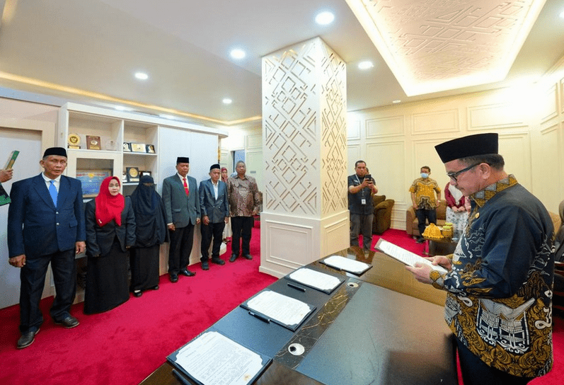 Sekda Jufri Rahman Lantik 4 Fungsional Ahli Utama Lingkup Pemprov Sulsel